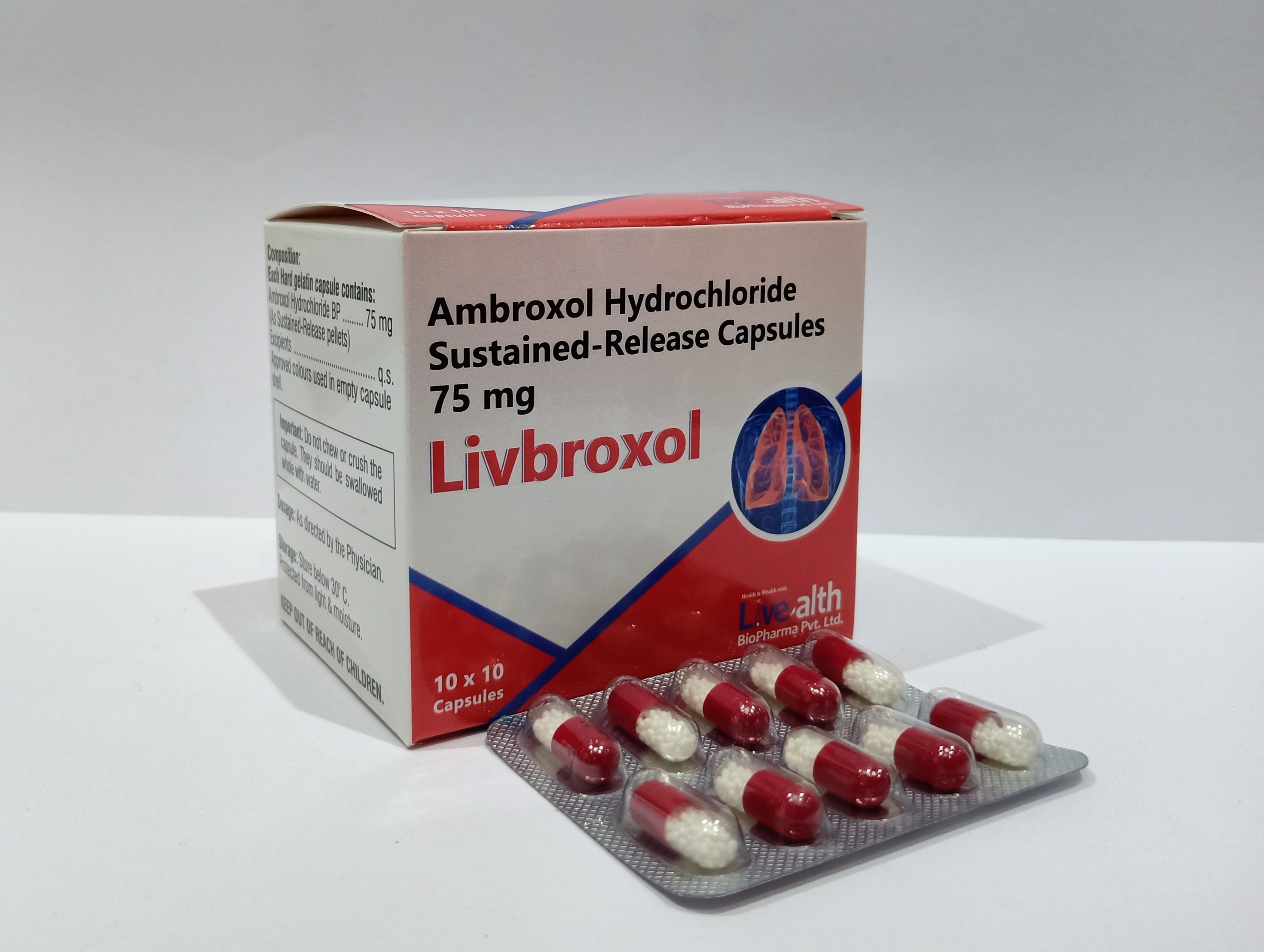 Ambroxol Hydrochloride Capsules 75 mg