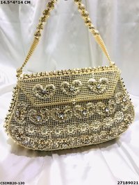 Trendy Metal Clutches Bag