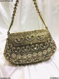 Trendy Metal Clutches Bag