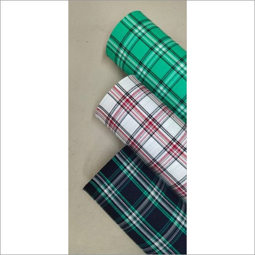 Checks Yarn Dyed Shirt Fabric