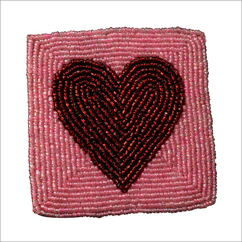 Tea Fancy Beads Coaster Size: 10 Cm