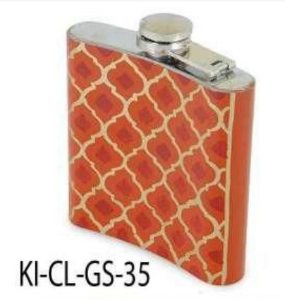 ENAMEL HIP FLASK (B)