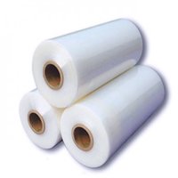 Lldpe Stretch Film Roll - 23 Micron Thickness, 400 Meter Length, Transparent | Customized Sizes, Soft Single-layer Lamination