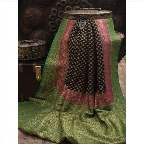 Indian Georgette Silk Saree
