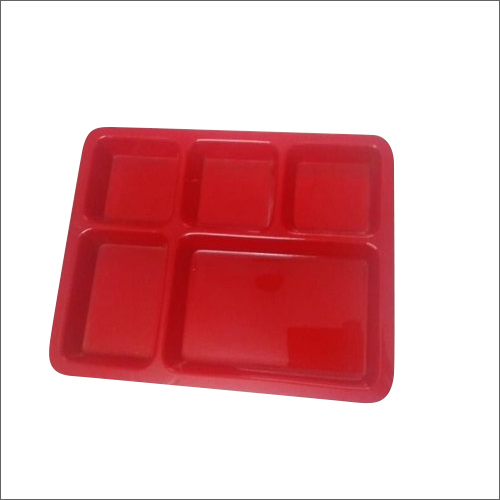 Acrylic 4 Compartment Plate