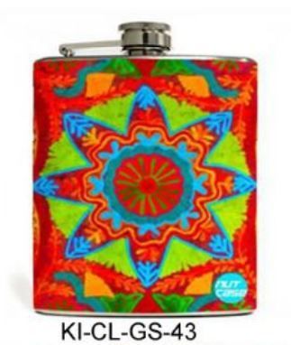 ENAMEL HIP FLASK (E)