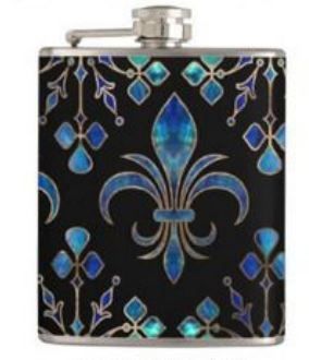 ENAMEL HIP FLASK (J)