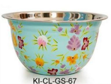 ENAMEL PRINTED MIXING BOWL (A)