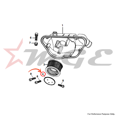 Cover, Filter Element For Royal Enfield - Reference Part Number - #521093/D