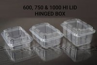 Transparent Hinged Box With Lid