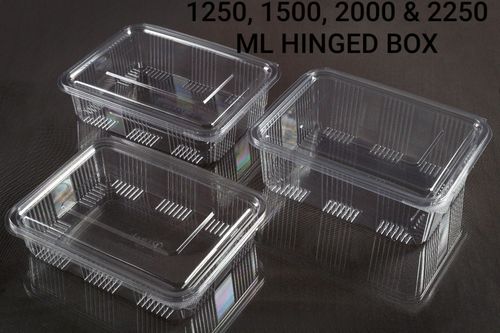 Multi Size Transparent Hinged Box