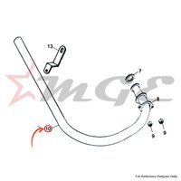 Exhaust Pipe For Royal Enfield - Reference Part Number - #144123/C