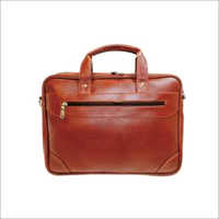 Mens Brown Leather Office Bag
