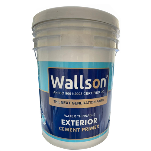 Exterior Cement Primer - Grade A, 100% Purity Liquid | Smooth Texture, Ideal for Wall Paint, White Color