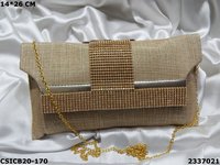 Traditional Evening Jute Ethnic Clutch Bag