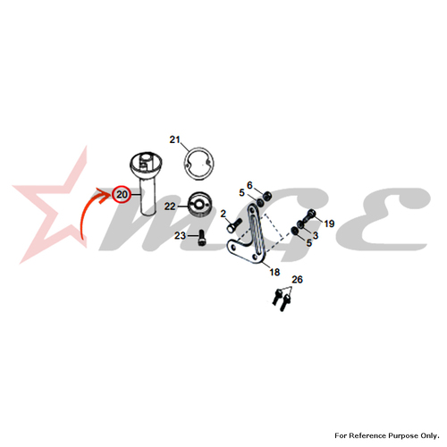 Tail Cup For Royal Enfield - Reference Part Number - #146162/B