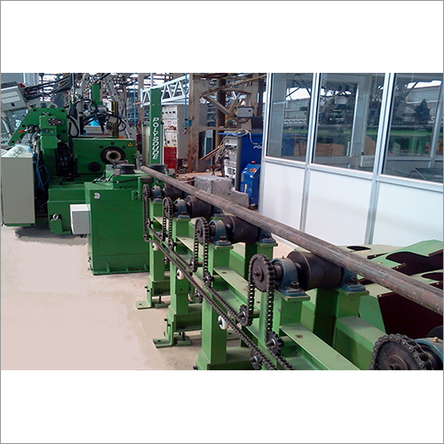 Green Tube Feeding Conveyor Automation For Welding