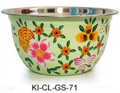 ENAMEL PRINTED MIXING BOWL (E)