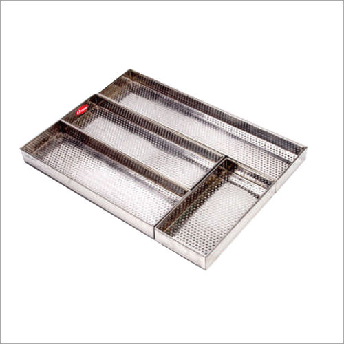 SS Perforated Sheet Cutlery Basket