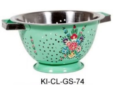 ENAMEL PRINTED COLANDER (B)