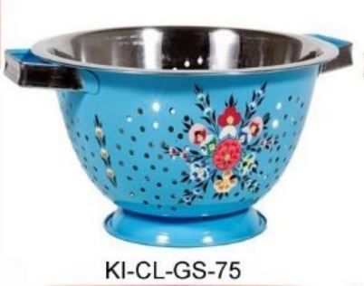 ENAMEL PRINTED COLANDER (C)