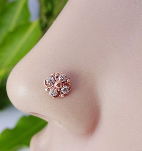 Real Diamond Nose Pin