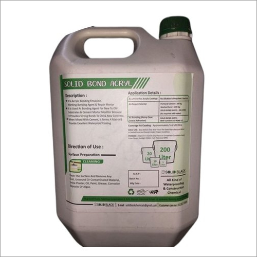 Solid Bond Acrylic Base Concrete Admixture