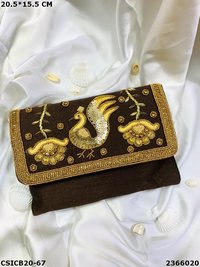 Handmade Designer Evening Ethnic Clutch Bag