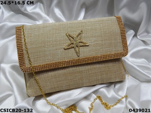 Traditional Evening Jute Ethnic Clutch Bag