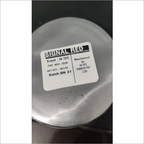 Signal Red Enamel Paint