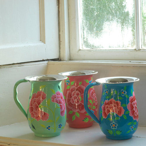 ENAMEL PRINTED JUG (G)