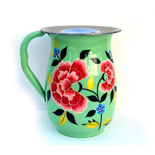 ENAMEL PRINTED JUG (I)