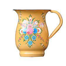 ENAMEL PRINTED JUG (L)