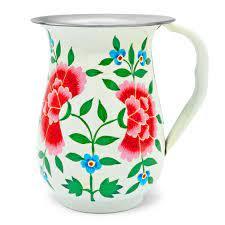 ENAMEL PRINTED JUG (M)