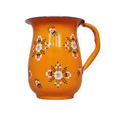 ENAMEL PRINTED JUG (N)