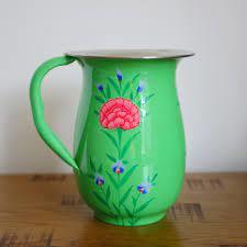 ENAMEL PRINTED JUG (P)