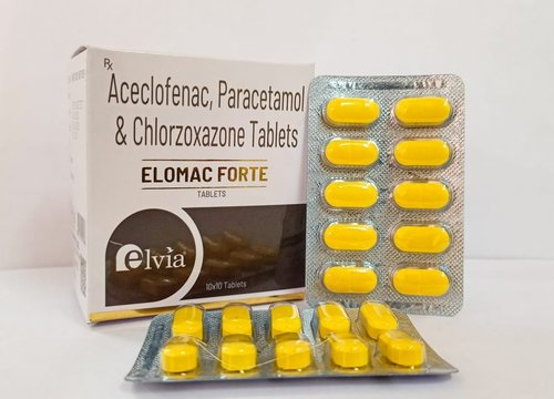 Aceclofenac 100 mg Chlorzoxazone 250 mg Paracetamol 325 mg Tablets