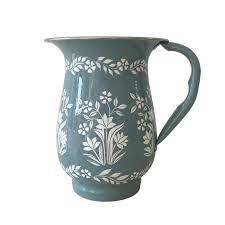 ENAMEL PRINTED JUG (Q)