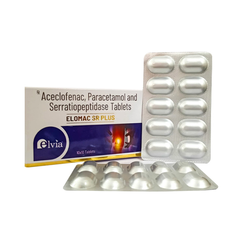 Aceclofenac 100 mg Paracetamol 325 mg & Serratiopeptidase 15 mg Tablets
