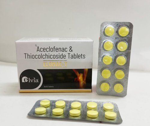 Aceclofenac 100 mg Thiocolchicoside 4 mg Tablets