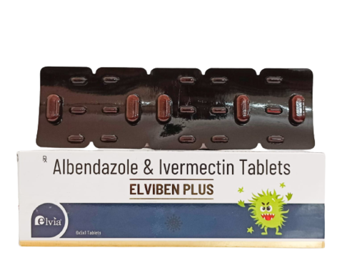 Albendazole 400 mg Ivermectin 12 mg Tablet