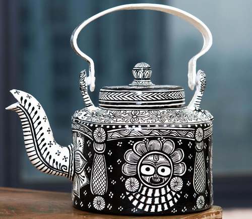 Enamel Printed Kettle (A)