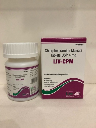 Chlorpheniramine Maleate Tablets USP 4 mg