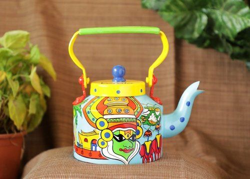 ENAMEL PRINTED KETTLE (G)