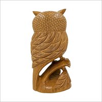 Wooden Carved Owl