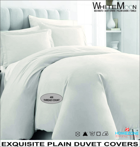 Washable Duvet Cover 200tc Plain / Stripe