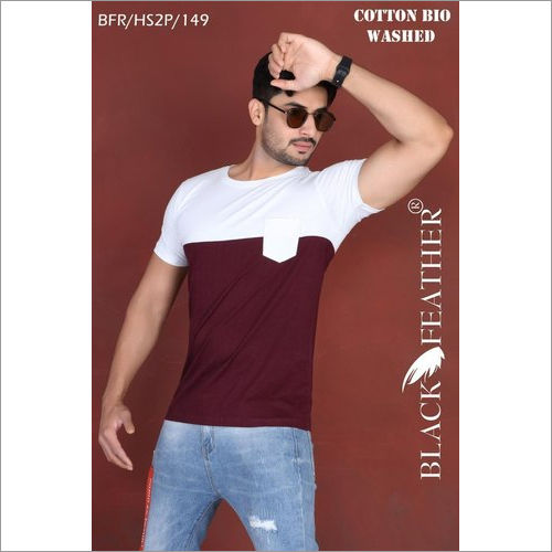 Cotton Mens Half Sleeve T Shirt