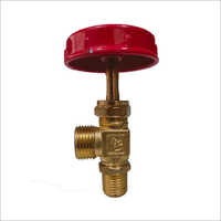 4 Brass F High Pressure Gas Valve