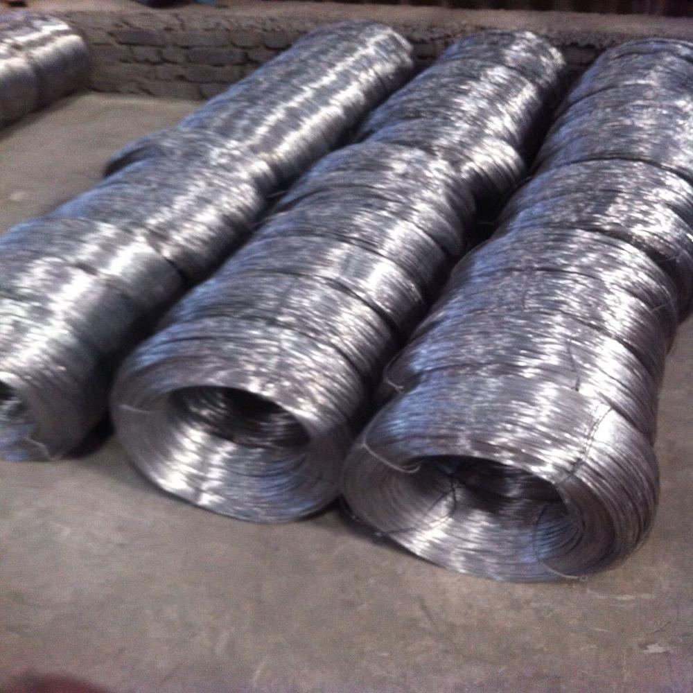 Galvanised Binding Wire - 25 KGS Roll, 18 SWG Mild Steel, Silver Color | Ideal for Binding Applications, Polished Surface Treatment