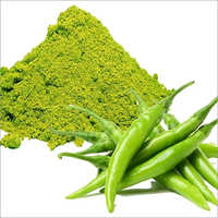 Dehydrated Green Chilli Powder - Grade A, Spicy Flavor, Green Color, Blended Powder For Culinary Excellence